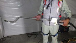 大成建設、建物狭隘部のアスベスト除去で新工法開発