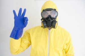 アスベスト関連の作業で設置されるセキュリティゾーン その役割は?